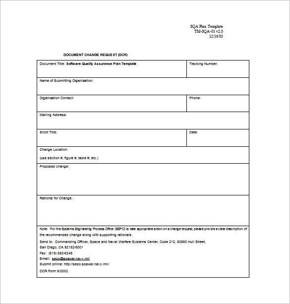 Quality assurance Plan Templates 16 Quality assurance Plan Templates Free Sample