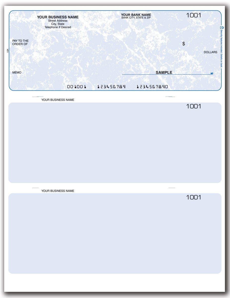 Quickbooks Check Template Word Business Check Template