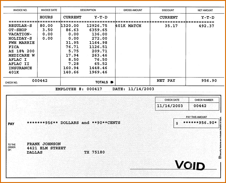 Quickbooks Check Template Word Quickbooks Pay Stub Template – Emmamcintyrephotography