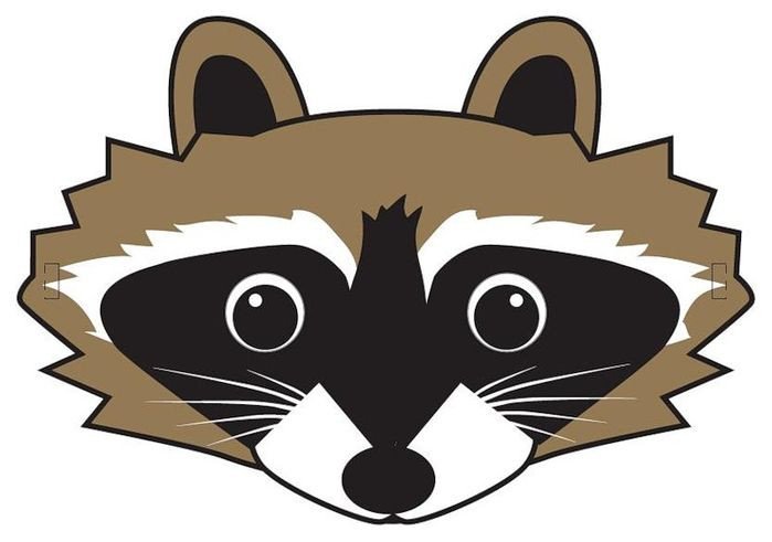 Raccoon Mask Printable 64 Free Kids Face Masks Templates for Halloween to Print
