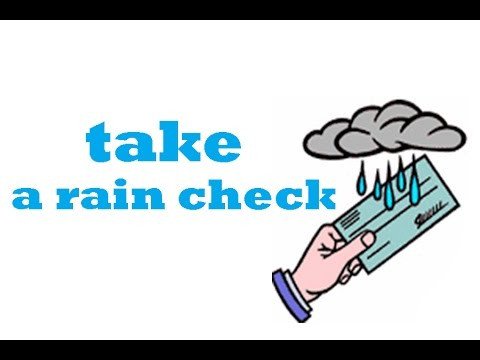 Rain Check Images English Idioms with Movies Lesson 16 Take A Rain Check