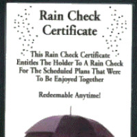Rain Check Images Rain Check &amp; S