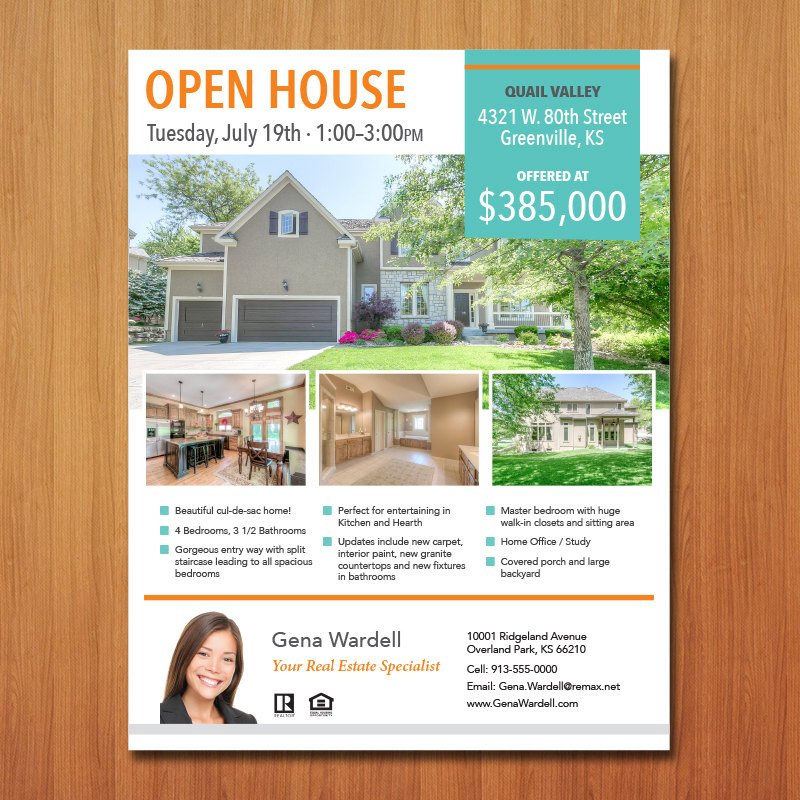 Real Estate Flyer Template Word Real Estate Flyer Template Microsoft Publisher Word Apple