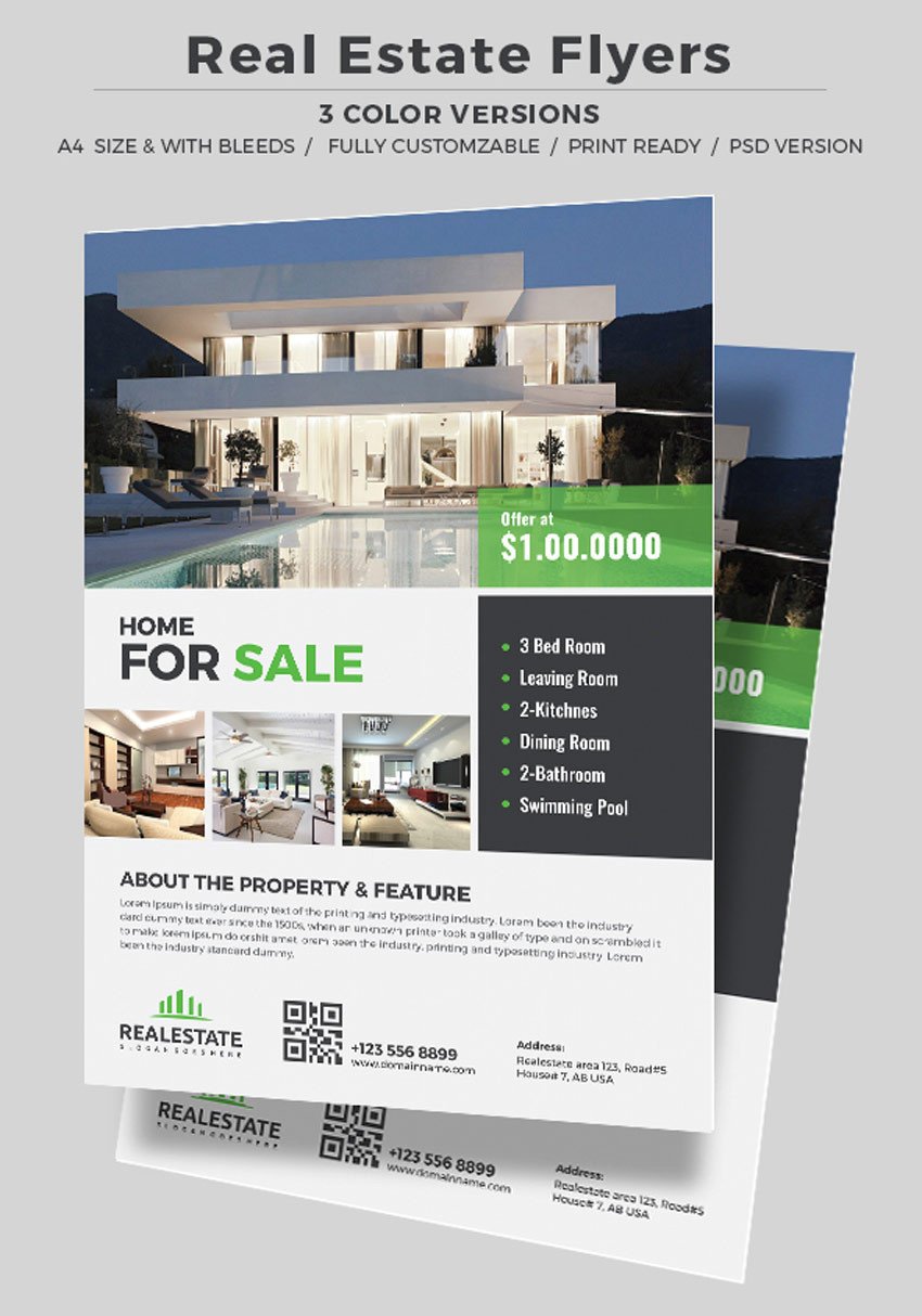 Real Estate Flyer Templates 40 Professional Real Estate Flyer Templates