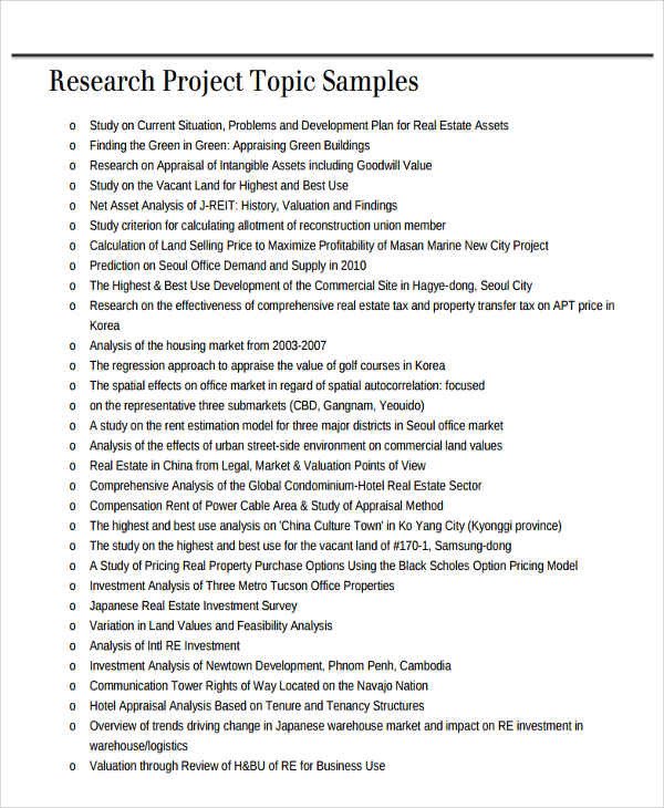 Real Estate Market Report Template 15 Real Estate Project Report Templates 6 Free Word
