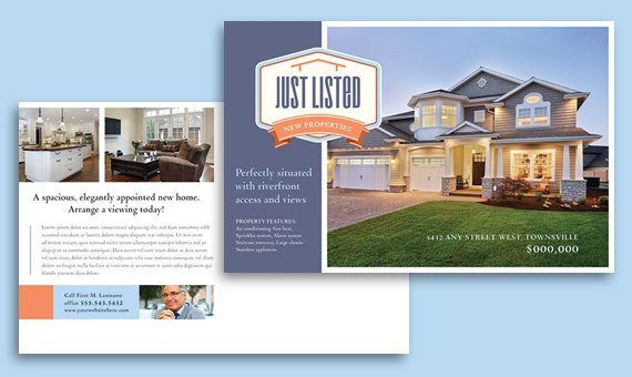 Real Estate Postcard Templates Real Estate Marketing Postcards – Quick &amp; Easy Templates