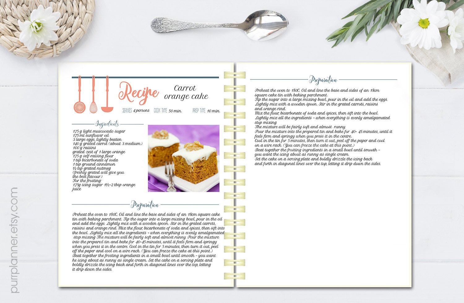 Recipe Book Template Word Editable Cook Book Recipe Template Recipe Pages Pattern