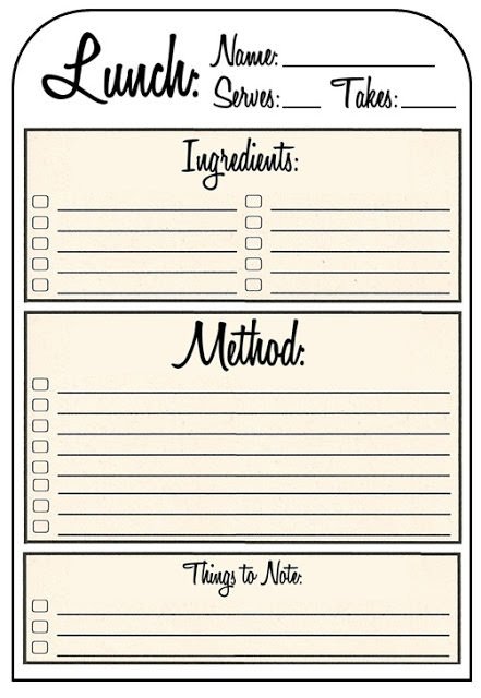 Recipe Templates for Pages 40 Recipe Card Template and Free Printables