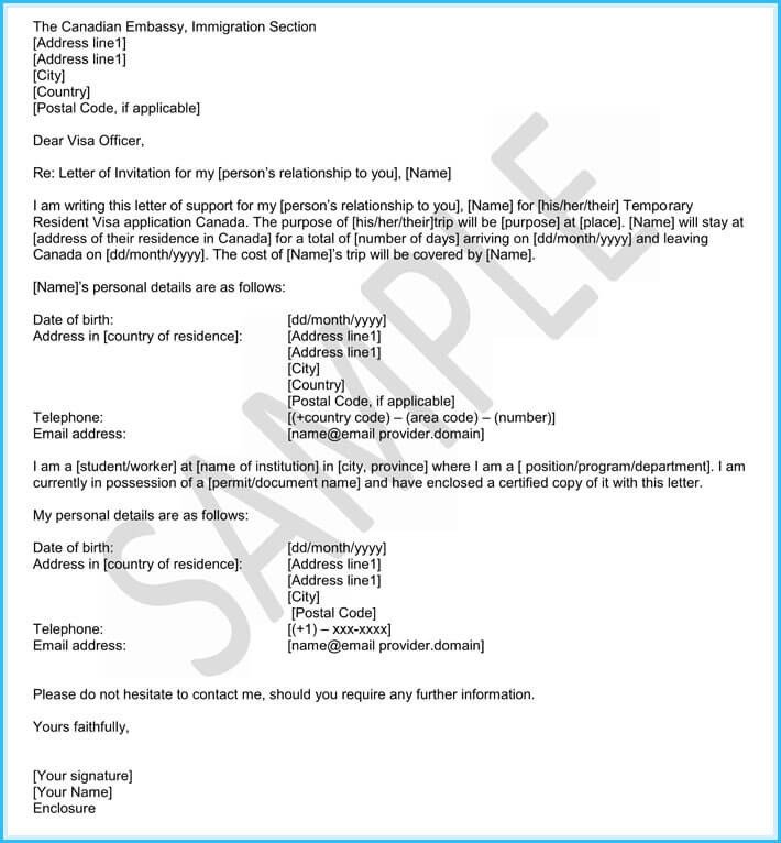 Recommendation Letter for Immigration Immigration Reference Letters 6 Samples &amp; Templates