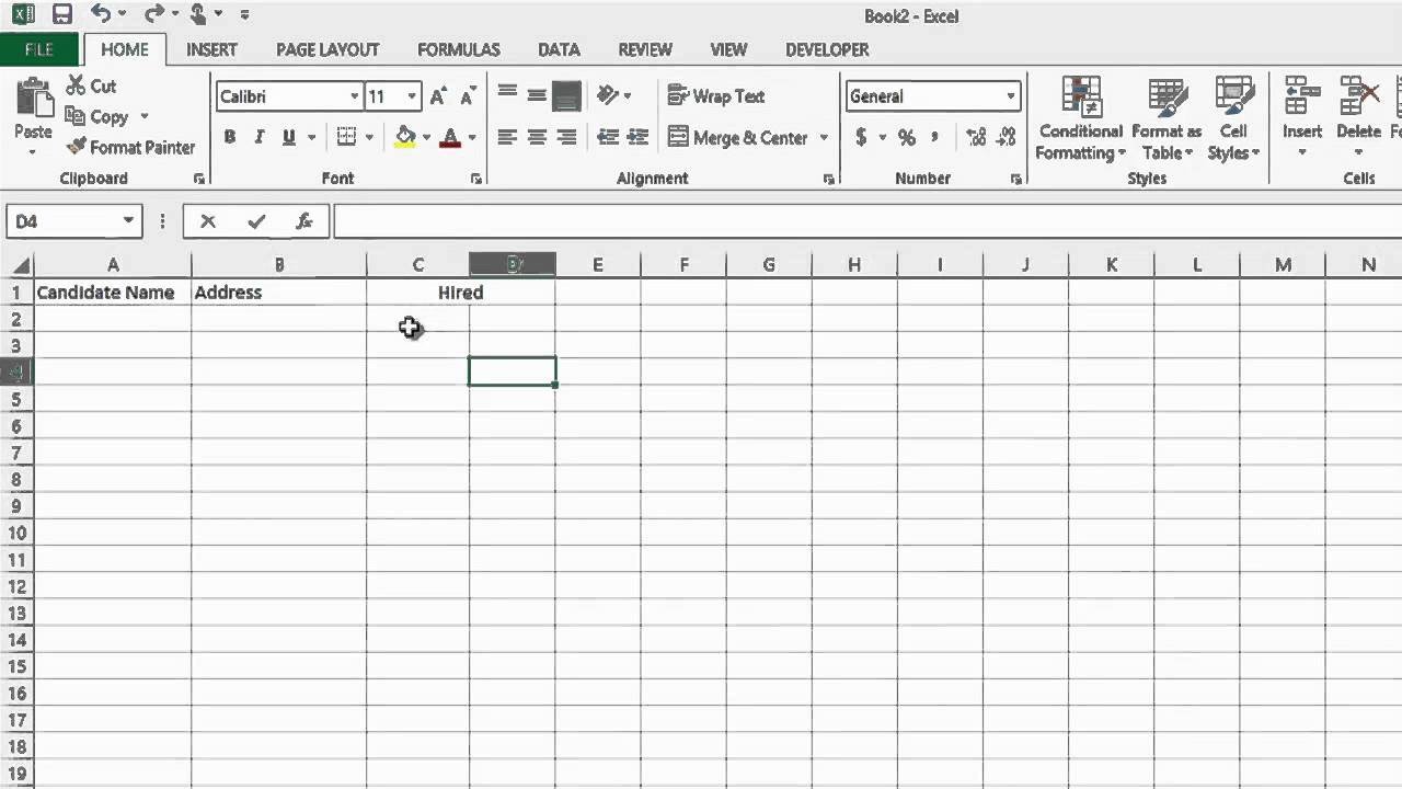 Recruiting Metrics Excel Template How to Track the Recruiting Process In Microsoft Excel