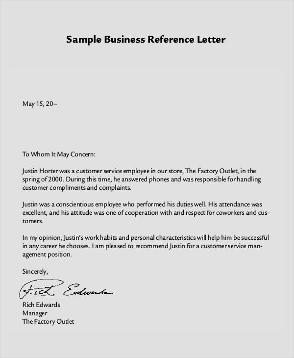 Reference Letter Templates Word 8 Reference Letter Samples Examples Templates