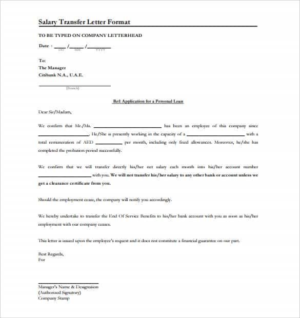 Reg 262 Template Reassignment Letter Template