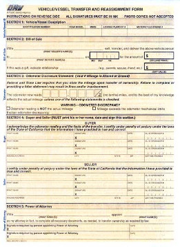 Reg 262 Template Vehicle Vessel Transfer and Reassignment form Reg 262