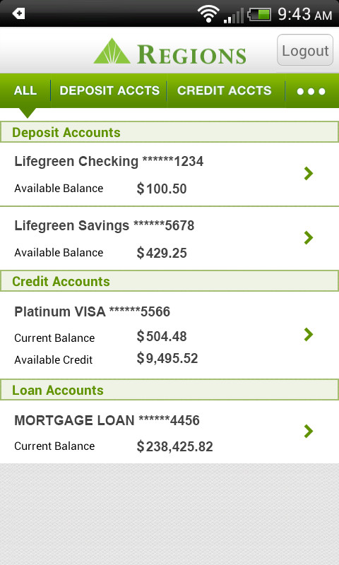Regions Bank Statement Template Regions Bank android Apps On Google Play