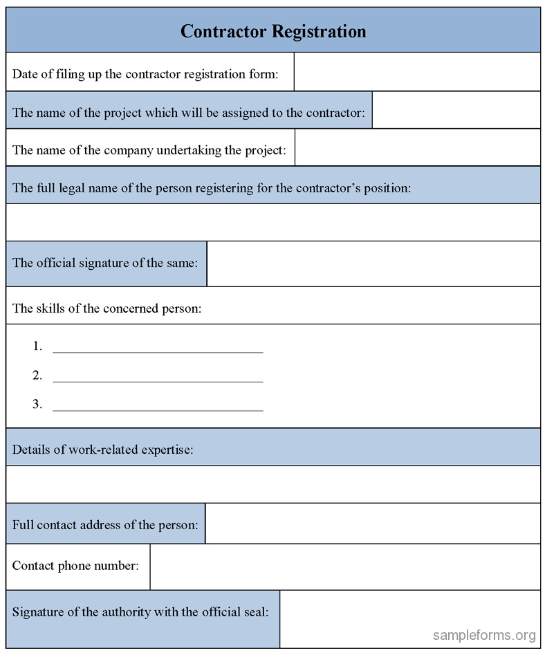Registration form Template Microsoft Word Registration form Template Excel