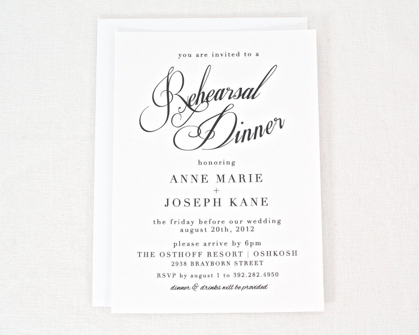 Rehearsal Dinner Invitation Template Free Rehearsal Dinner Invitation Templates Printable