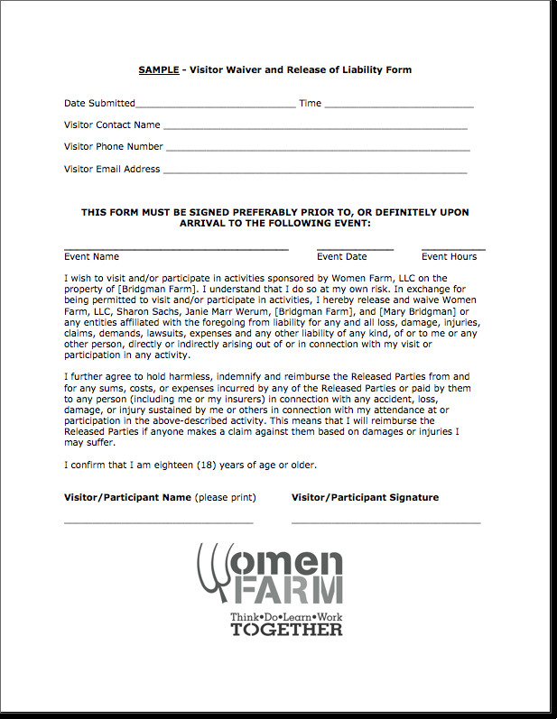 Release Of Liability Template Free Printable Liability Release form Template form Generic