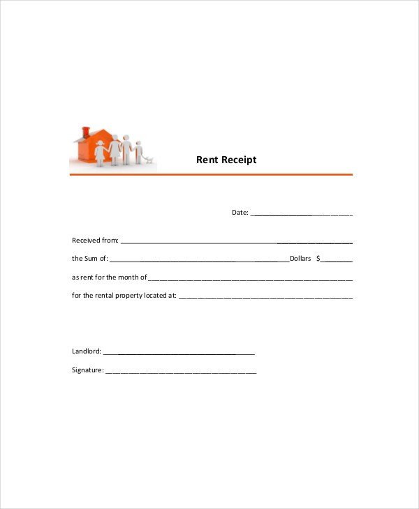 Rent Receipt Template Word Document Free Rental Receipt Template Word – Rent Receipt