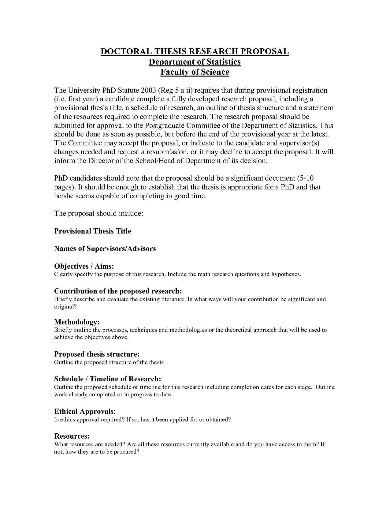 Research Paper Proposal Template 5 Research Proposal Sample A Cover Letters