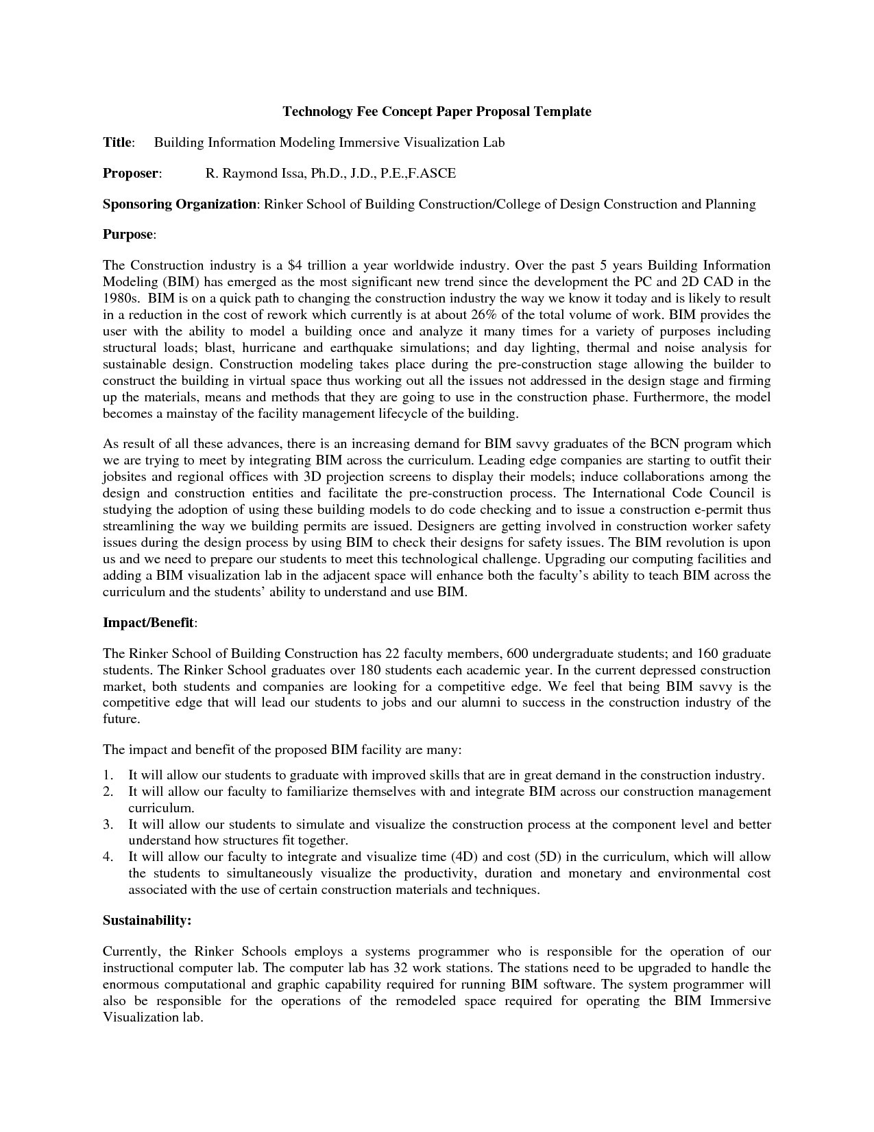 Research Paper Proposal Template Paper Proposal Example