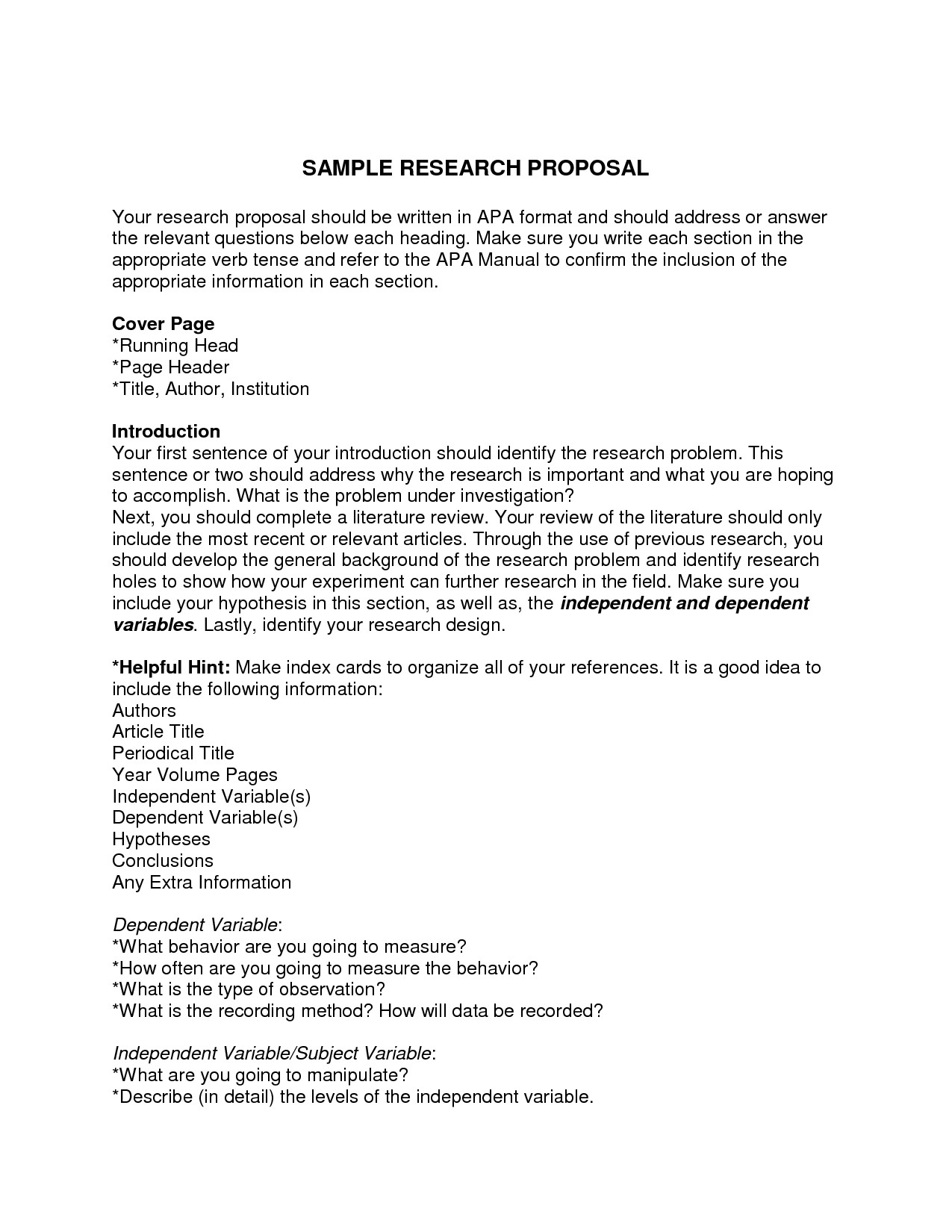 Research Paper Proposal Template Sample Of Research Proposals 56 Proposal Examples 2019