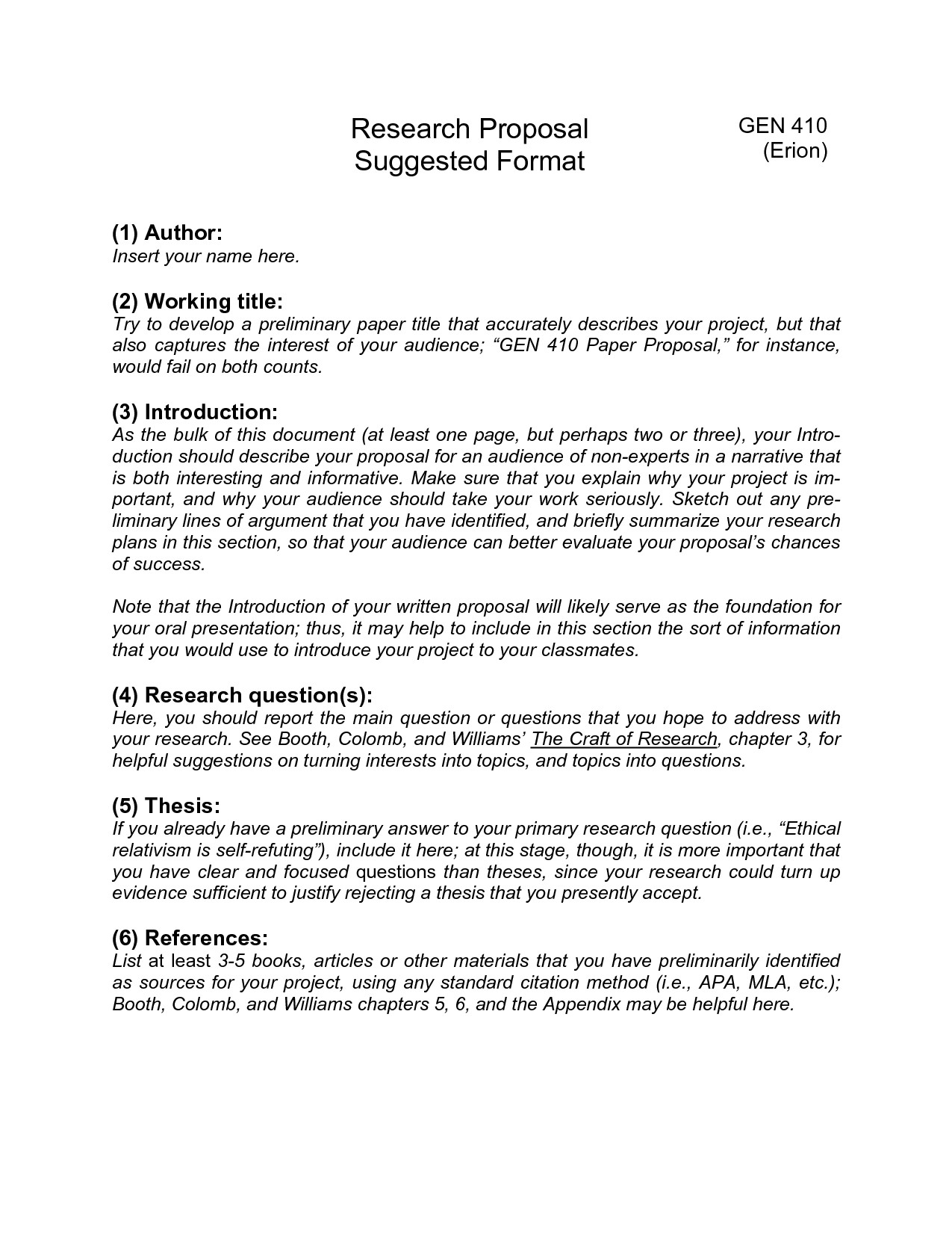 Research Paper Proposal Template What Constitutes A Quality Research Proposal How to