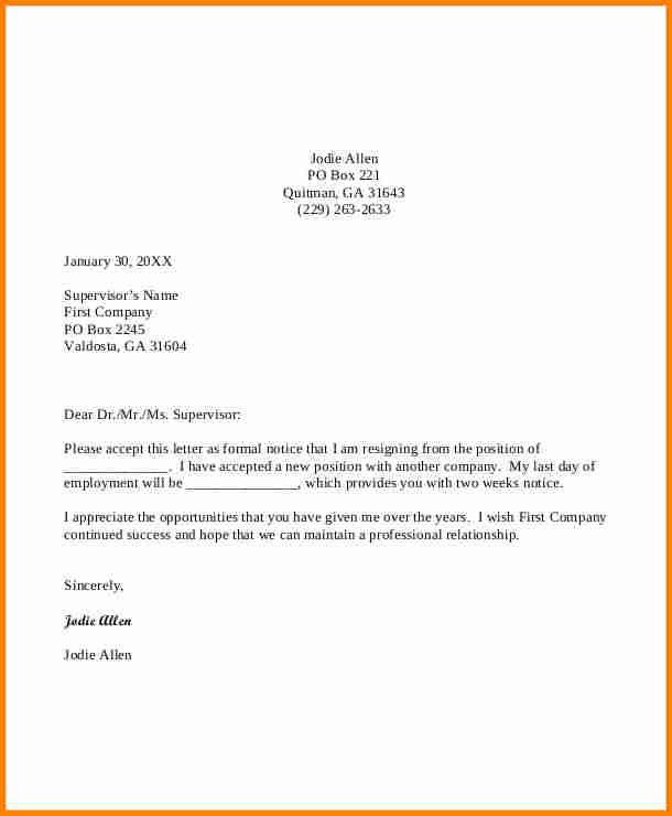 Resignation Letter Personal Reason 9 Resignation Letters Due to Personal Reasons
