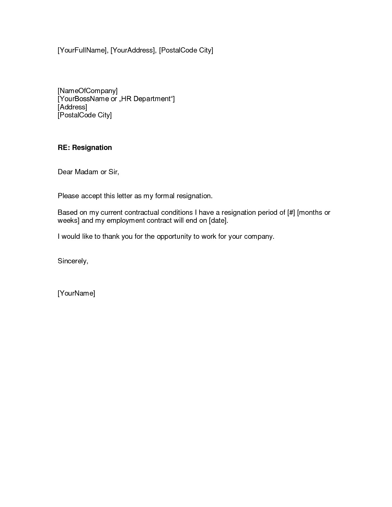 Resignation Letter Volunteer organization Resignation Letters Download Pdf Doc format