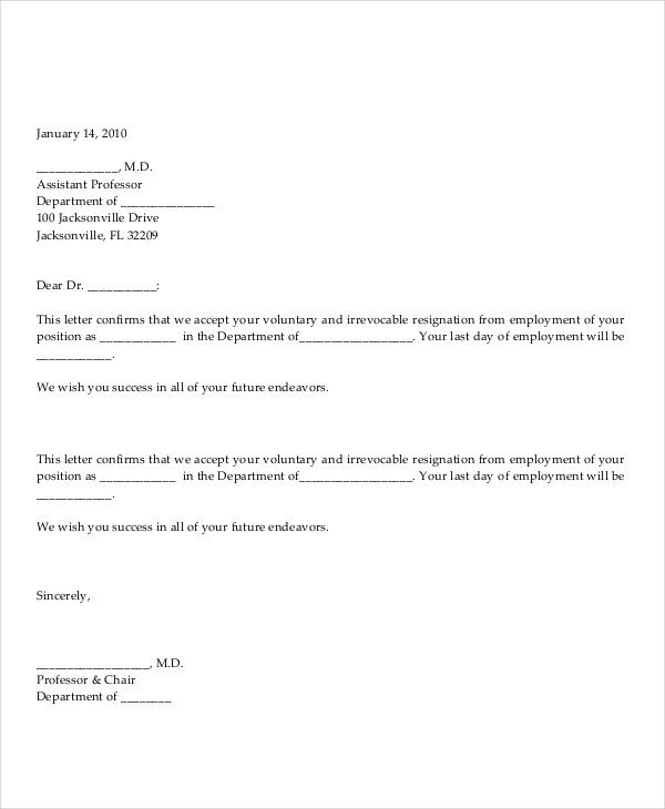 Resignation Letter Volunteer organization Volunteer Resignation Letter Template 6 Free Word Pdf