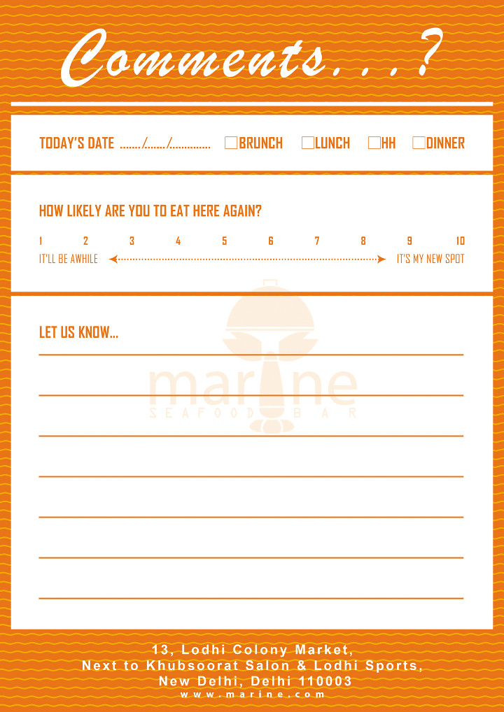 Restaurant Comment Card Template 12 Useful Restaurant Review Card Templates &amp; Designs