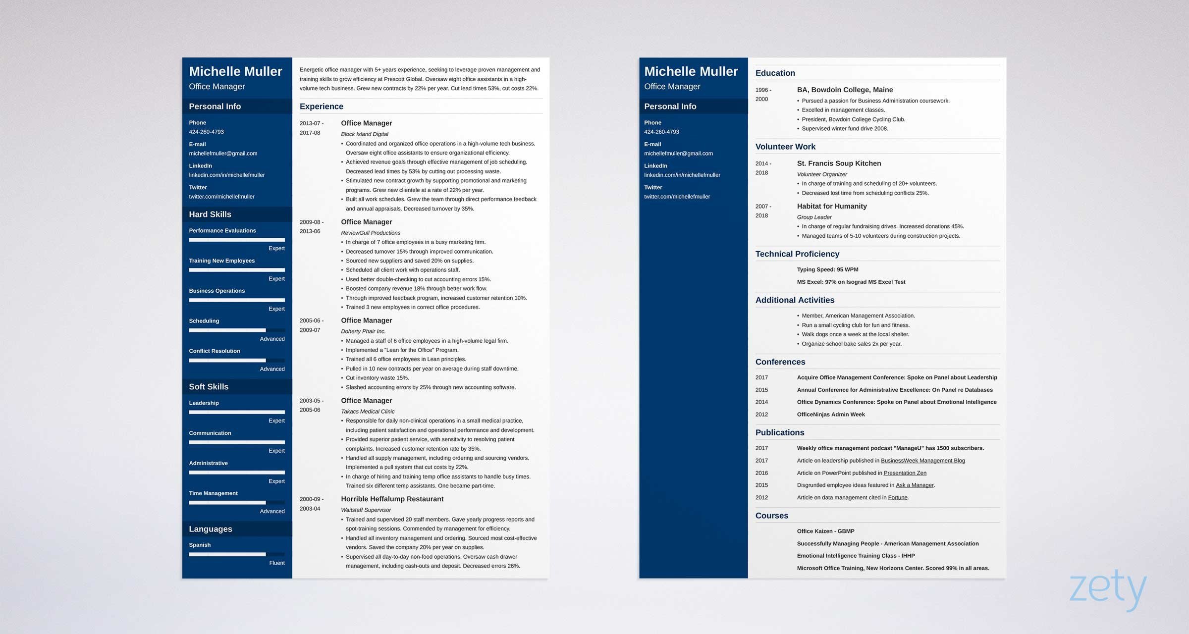 Resume Template for Pages 2 Page Resume Will It Crush Your Chances format