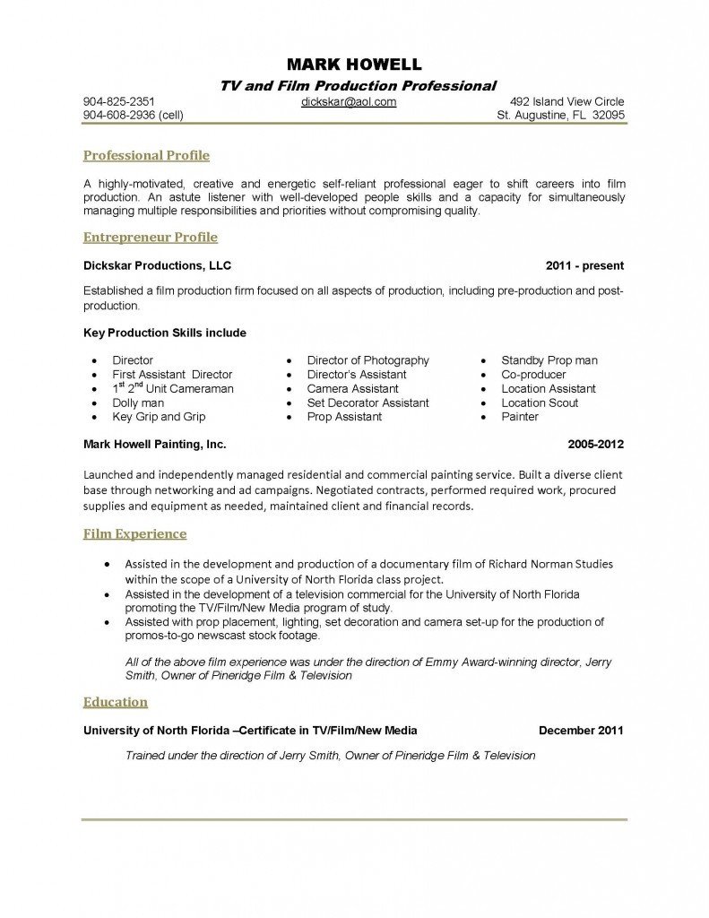 Resume Template for Pages E Page Resume Template