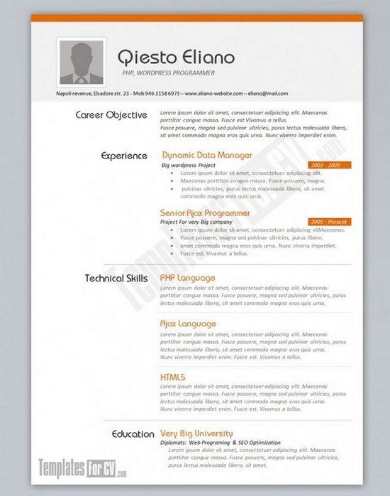 Resume Template Word Download Download 35 Free Creative Resume Cv Templates Xdesigns