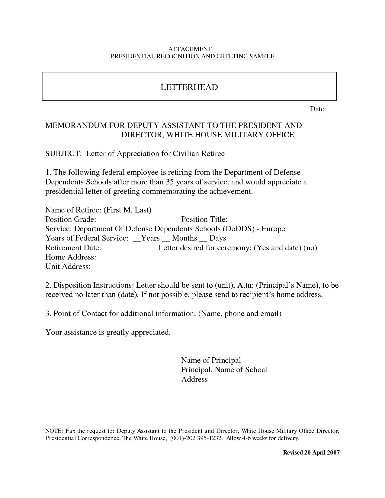 Retirement Letter Of Appreciation Best S Of Years Service Appreciation Letter