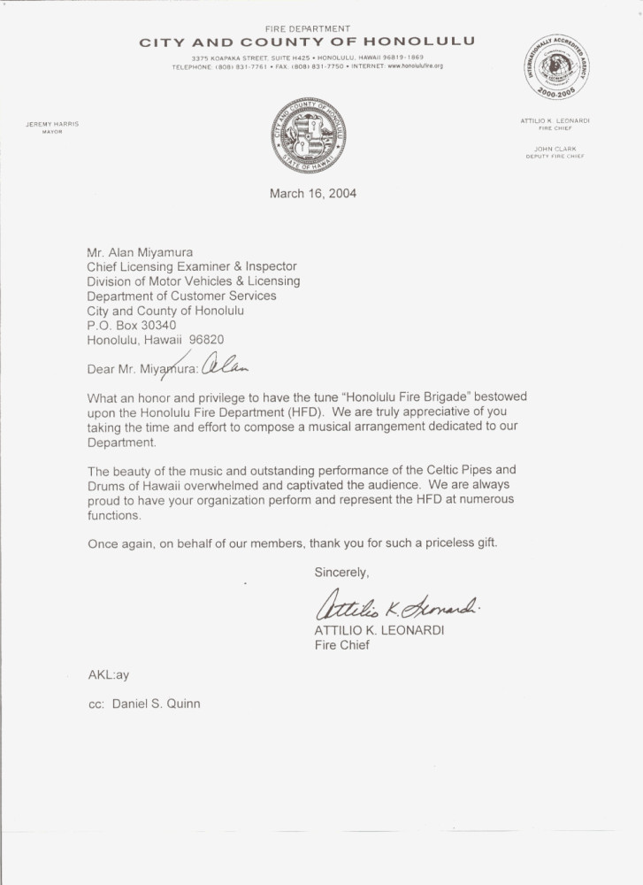 Retirement Letter Of Appreciation Cpdh 2004