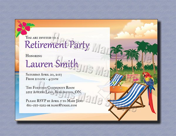 Retirement Party Invitation Templates 36 Retirement Party Invitation Templates Psd Ai Word