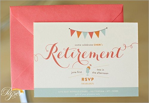 Retirement Party Invitation Templates Sample Invitation Template Download Premium and Free
