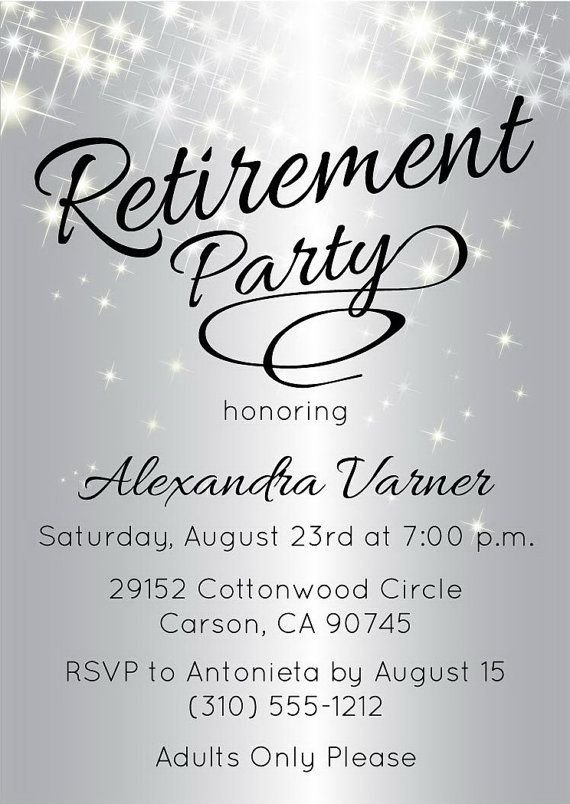 Retirement Party Invitations Templates Best 25 Retirement Invitations Ideas On Pinterest