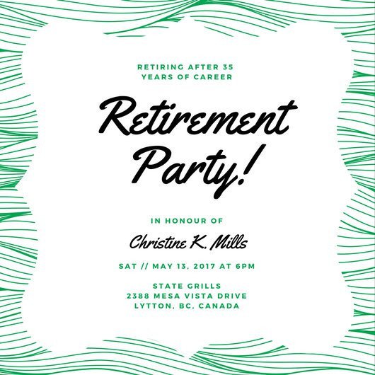 Retirement Party Invitations Templates Customize 3 999 Retirement Party Invitation Templates