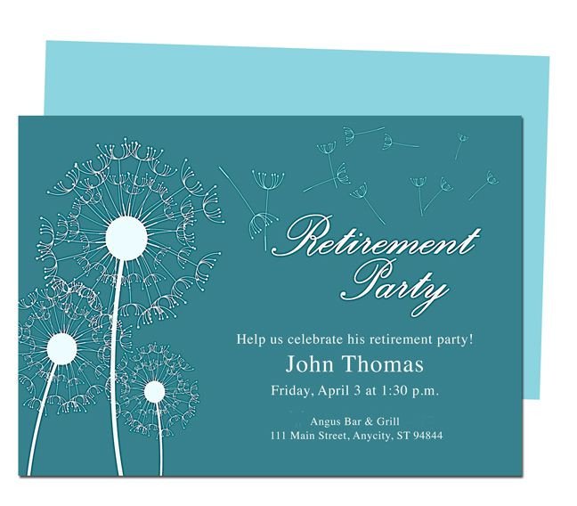 Retirement Party Invite Template Winds Retirement Party Invitation Templates Diy Printable