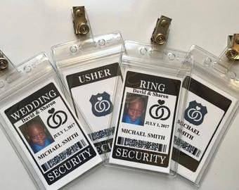 Ring Security Badge Template Bling Invitation