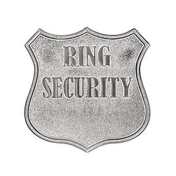Ring Security Badge Template Personalized Ring Bearer Wedding Security Badge – Candy