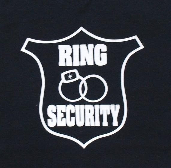 Ring Security Badge Template Ring Bearer Shirt Ring Security Shirt Customize with His