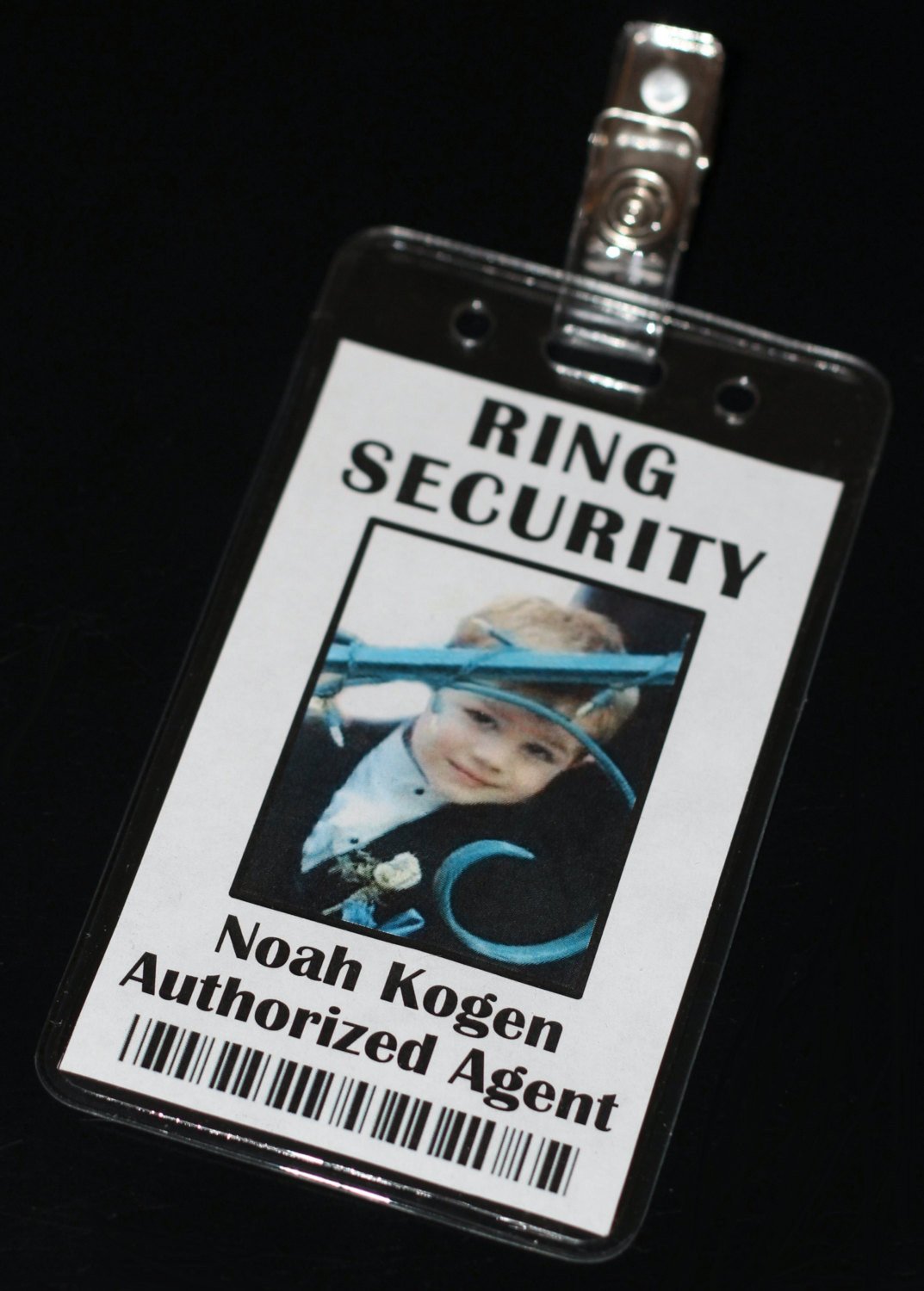 Ring Security Badge Template Ring Security Id Badge Secret Agent Alternative Gift for