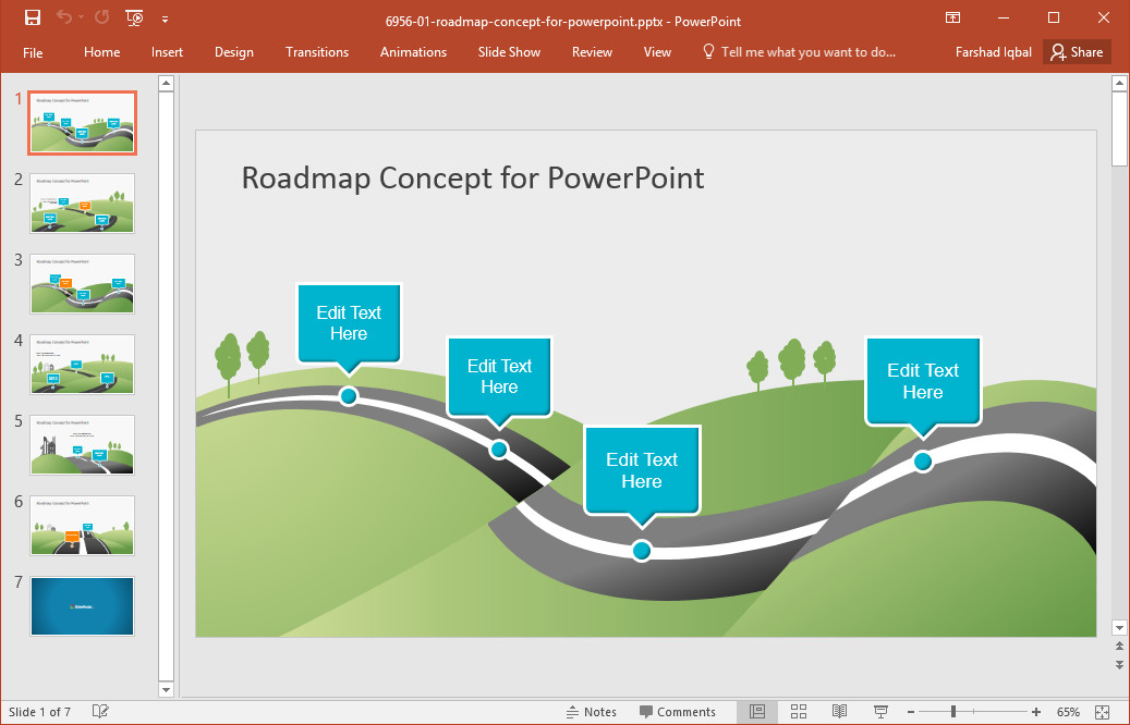 Roadmap Powerpoint Template Free Best Roadmap Templates for Powerpoint