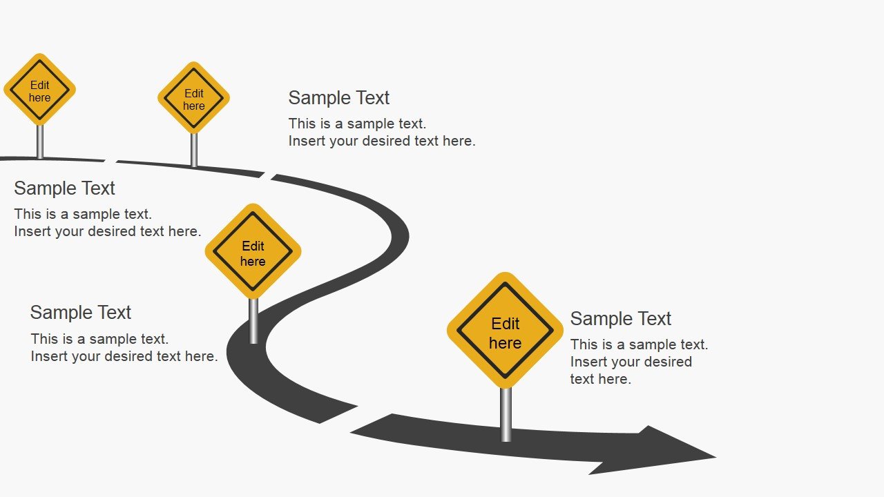 Roadmap Powerpoint Template Free Free Roadmap Slides for Powerpoint Slidemodel