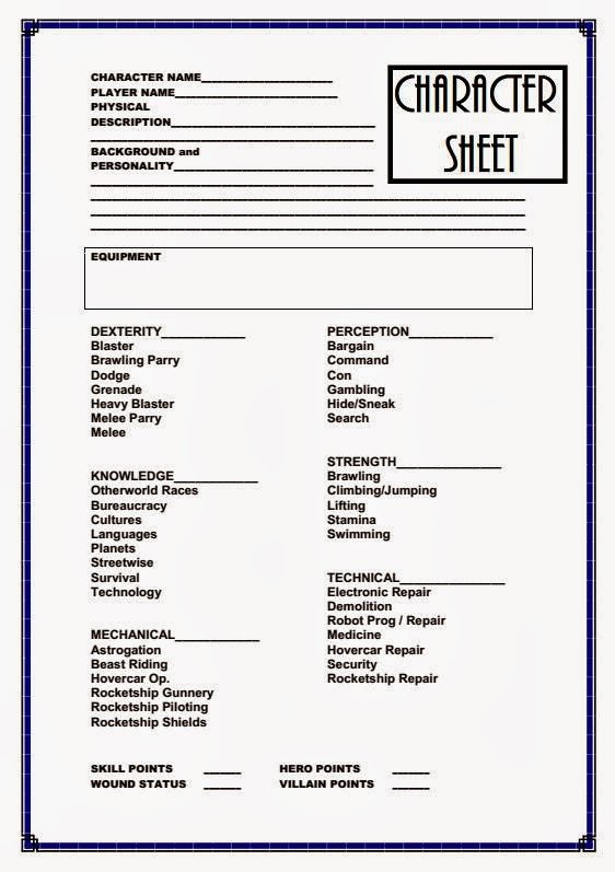 Roleplay Character Sheet Template Farsight Blogger January 2014