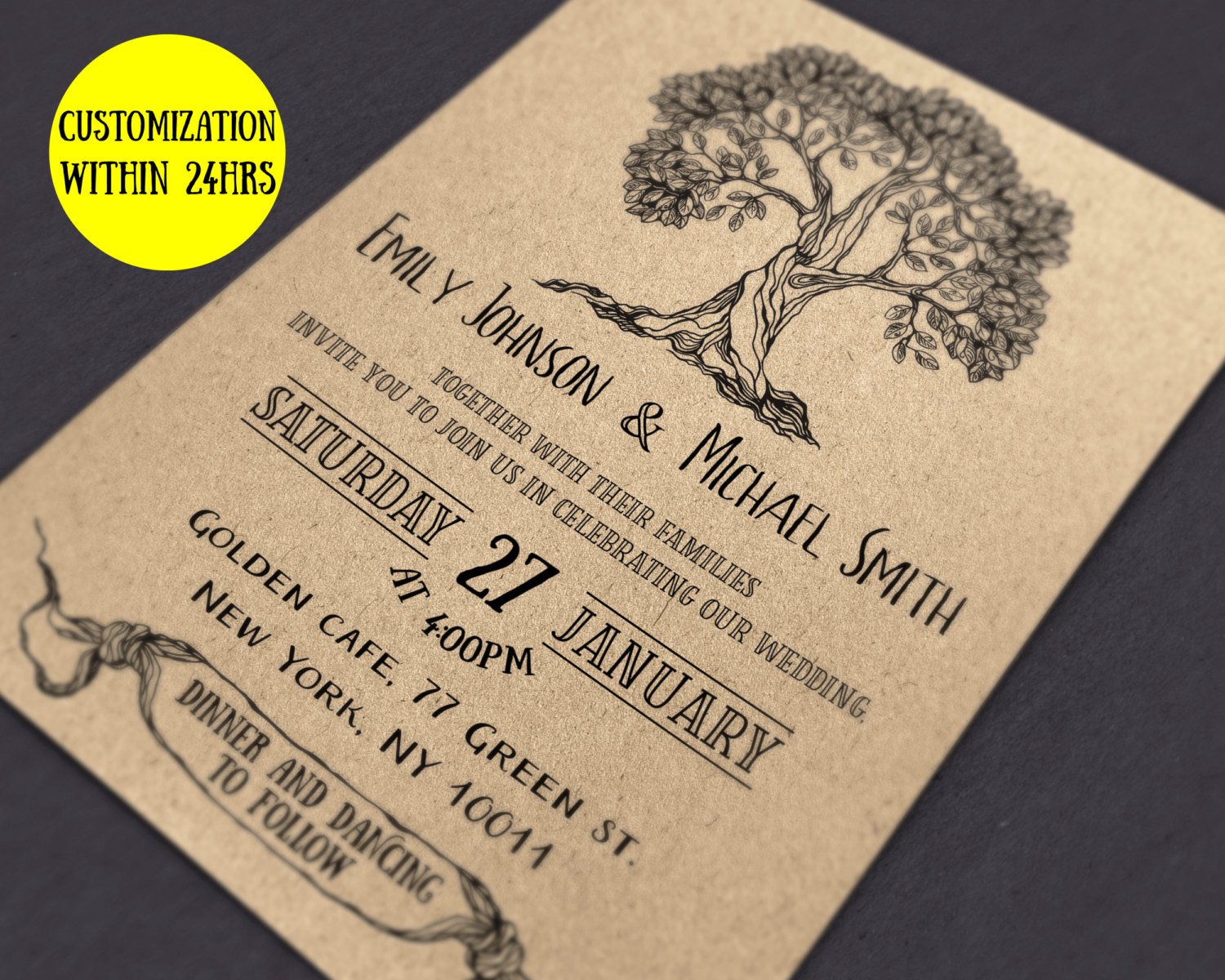 Rustic Wedding Invitation Templates Rustic Wedding Invitation Template Wedding Invites