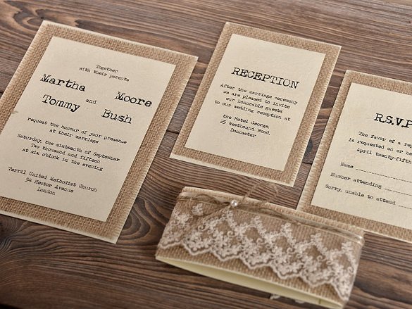 Rustic Wedding Invites Templates 28 Rustic Wedding Invitation Design Templates Psd Ai
