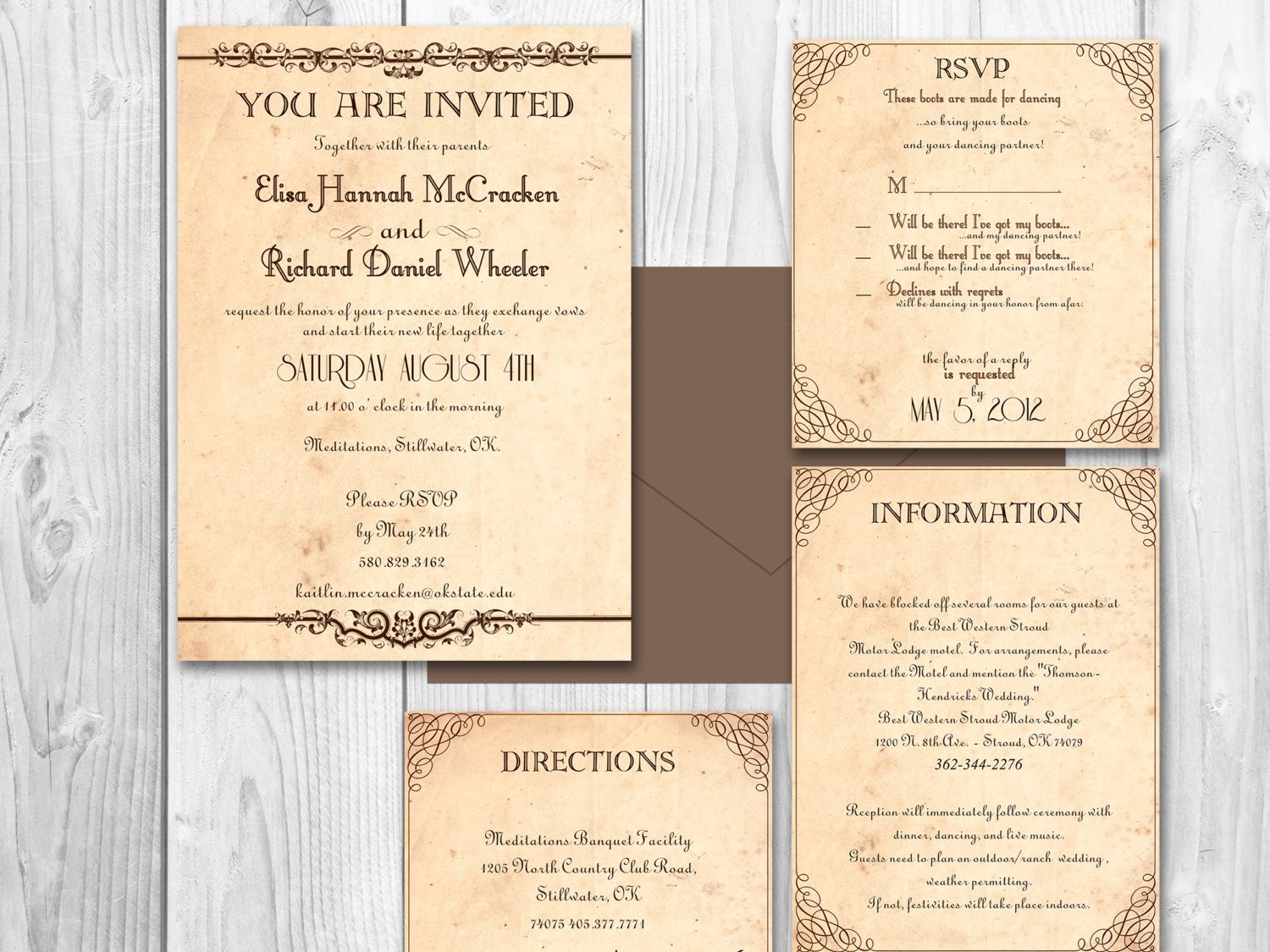 Rustic Wedding Invites Templates Rustic Wedding Invitations Printable by Designedwithamore